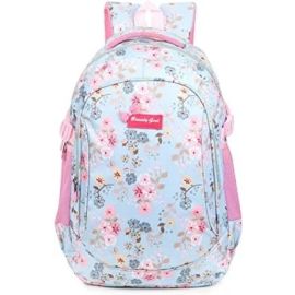 1518 Polyester Floral printed Designer Stylish Waterproof School/Collage/Picknic Bag-Backpack For Girls & Women (32 Lit)