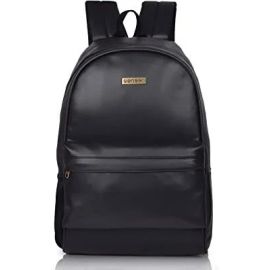 Medium 20 L Laptop Backpack Men Womens Girls Fashion PU Leather Mini Casual Backpack Bags for School, College, Tuition, Office Bag