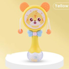 Babies Bloom Store Yellow Jingle Bells Cartoon Hand Rattle Toys Babies /Kids (0-3 Years)