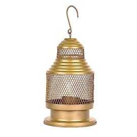 Classyo Hanging Lanterns for Home Decor, Tea Light Holder and Lantern for Home Decoration (Gold)