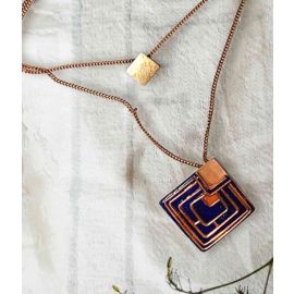 Ekibeki Diamond Copper Enamel Necklace (1Pc)