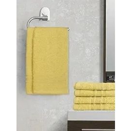 Lushomes Shadow Green Super Soft and Fluffy Hand Towel Set (Size 16 x 24 Inch , Pack of 6, 450 GSM)