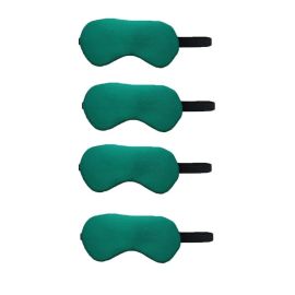 Lushomes Sleep Eye Mask-Updated Design Light Blocking Sleep Mask, Soft and Comfortable Night Eye Mask for Men Women, Eye Blinder for Travel/Sleeping/Shift Work (Pack of 4, Green)