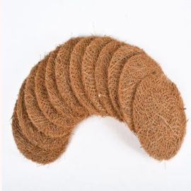 OnEarth Utensil Scrubbers - Coconut Coir Circle (pack of 10)