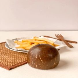 OnEarth Salt & Pepper Coconut Shell Shakers