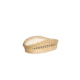 Kadam Haat Shaakhsaaz Handmade Wicker Wave Tray