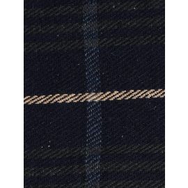 SASHAA WORLD Soft Check Throw Blanket | Used Both Indoor and Outdoor |Blanket for Living Room, Sofa, Bed & Chair | Navy Throw Blanket| Pack of 1, 180 x130 cm