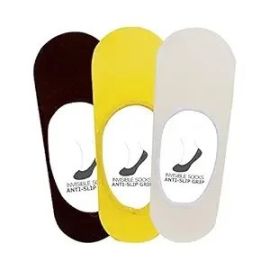 Supersox - Men's Anti Slip No Show Socks Pack of 3