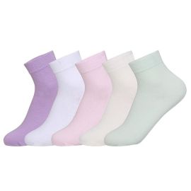 Supersox Combed Cotton Ankle Length Socks Pack of 5