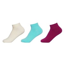 Supersox Women's Sneaker Length Plain Socks - Pack of 3