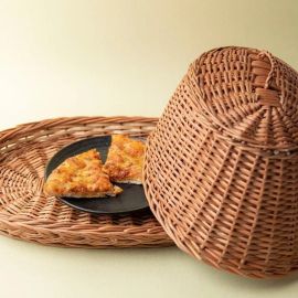 Kadam Haat Wicker Food Cover