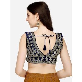 Vihu Fashion Women Silk Half Sleeve Blouse