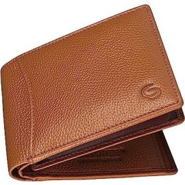 Florence Beige RFID Blocking Leather Wallet for Men | Wallets Men Leather | Mens Wallet | Wallets for Men