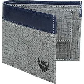 fabric Casual Grey Wallet for Men|Wallet for Boys WL-15