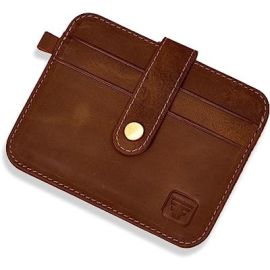 Hunter Brown Leather Unisex RFID Blocking Wallet (BLCH003)