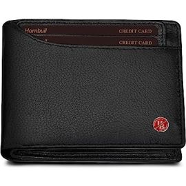 Nicolas Black Leather Wallet for Men | RFID Blocking Mens Wallet | Wallets Men Leather