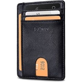 Leather mens Travel Accessory- Travel Wallet(Lichee Black)